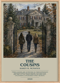 The Cousins Bookish Wall Art by Karen M. McManus