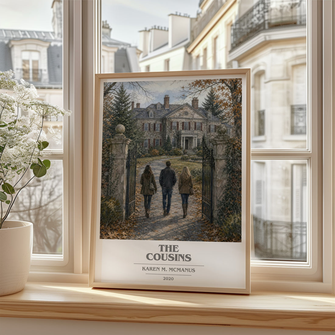 The Cousins book cover poster colour and style options – Karen M. McManus book art
