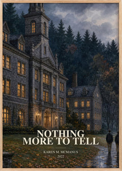 Nothing More to Tell Book Watercolour Illustration by Karen M. McManus