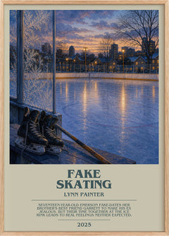 Fake Skating Bookish Wall Art by Lynn Painter