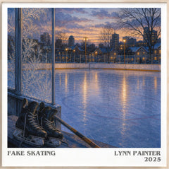 Fake Skating Literary Art Print by Lynn Painter