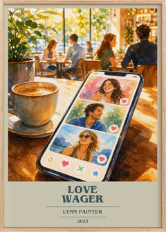 Love Wager Book Cover Poster by Lynn Painter