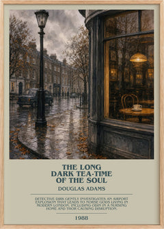 The Long Dark Tea-Time of the Soul Bookish Wall Art by Douglas Adams