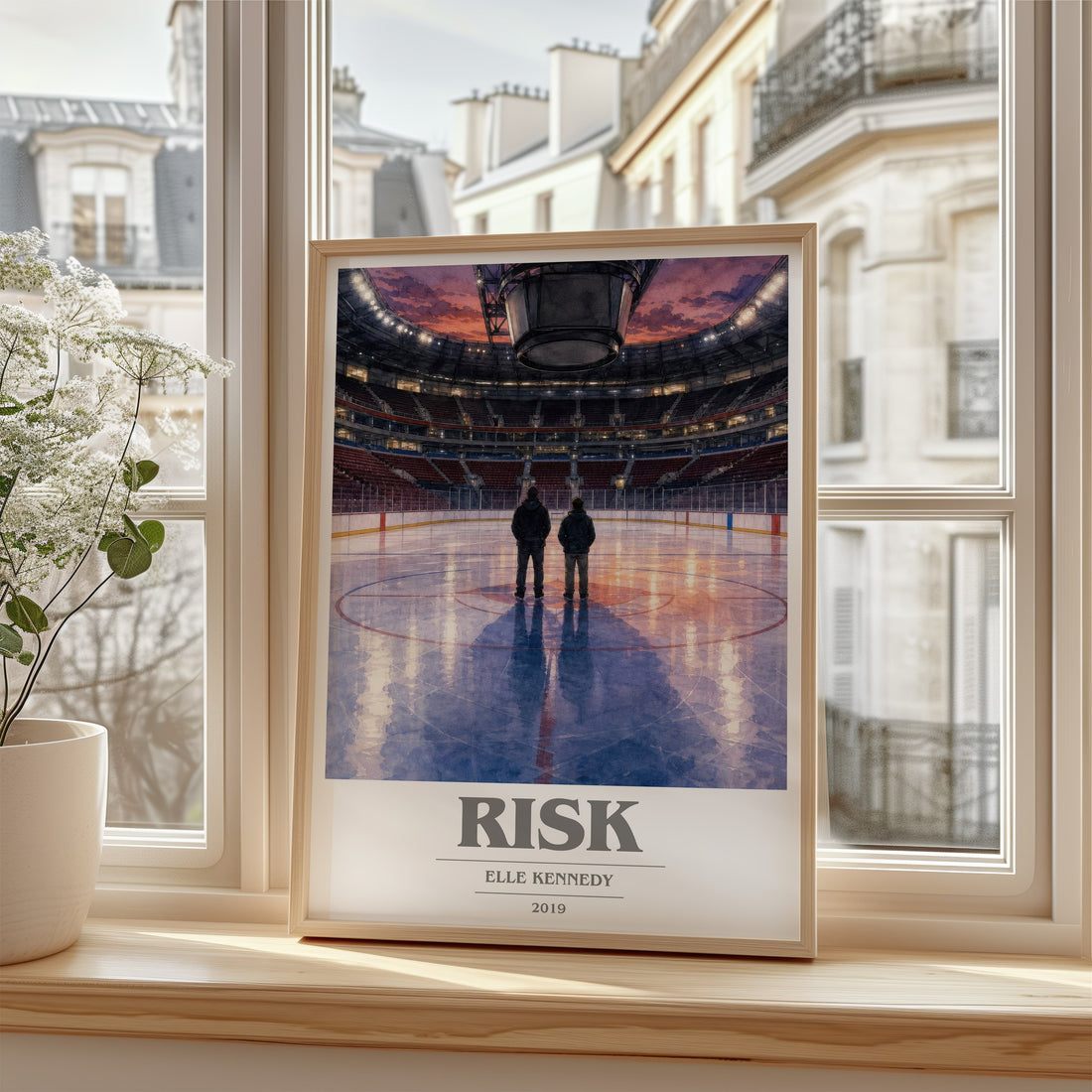Risk book cover poster colour and style options – Elle Kennedy book art