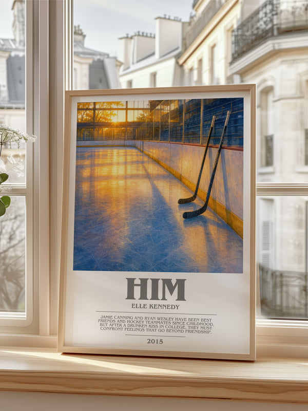 Him bookish poster colour and style options – Elle Kennedy book art