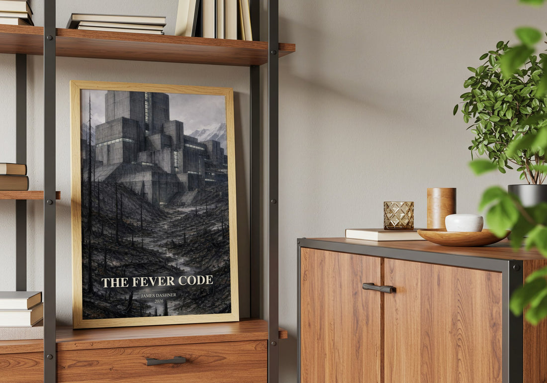 The Fever Code book watercolour illustration paper finish options – matte satin gloss