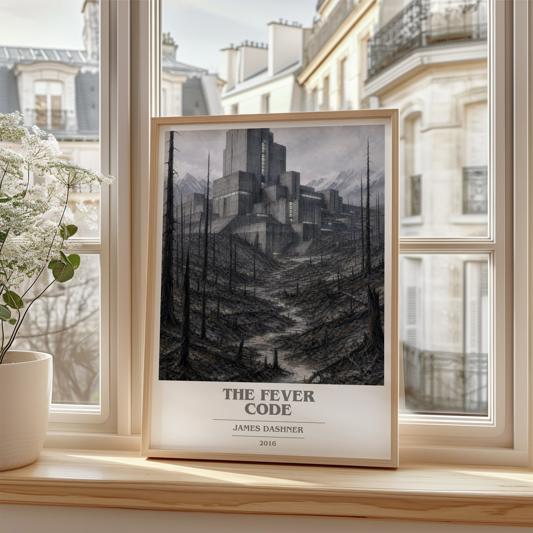 The Fever Code book cover poster colour and style options – James Dashner book art