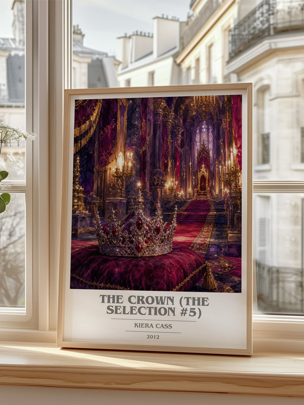 The Crown (The Selection #5) book cover poster colour and style options – Kiera Cass book art