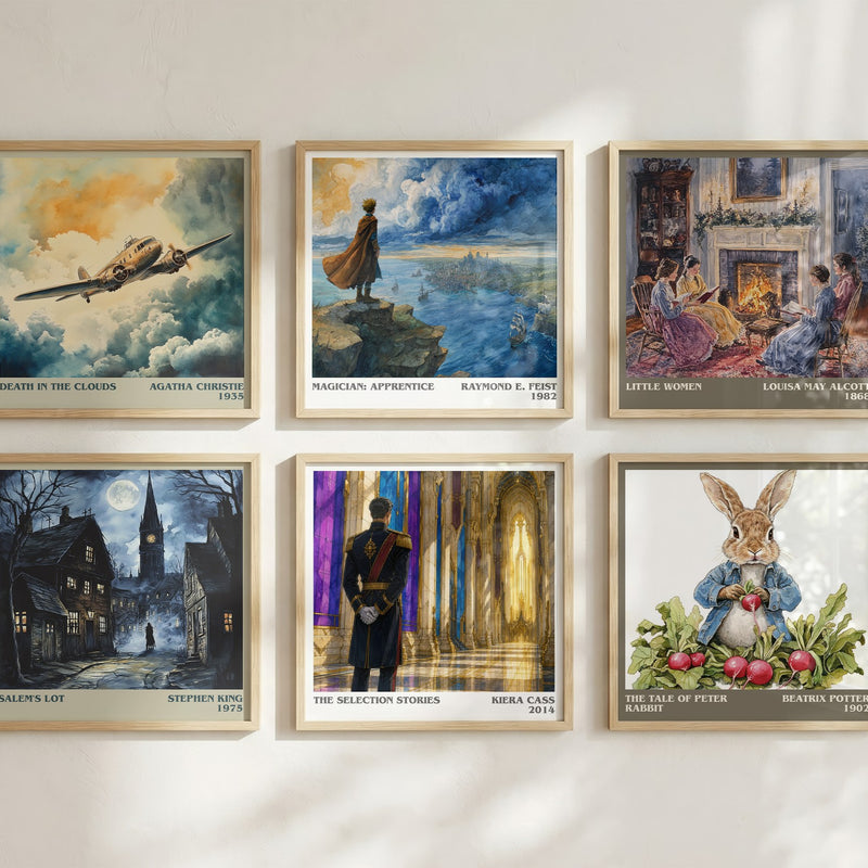 The Selection Stories literary art print colour and style options – Kiera Cass book art