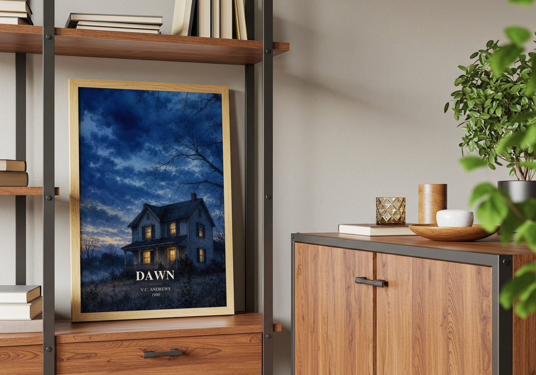 Dawn book watercolour illustration paper finish options – matte satin gloss