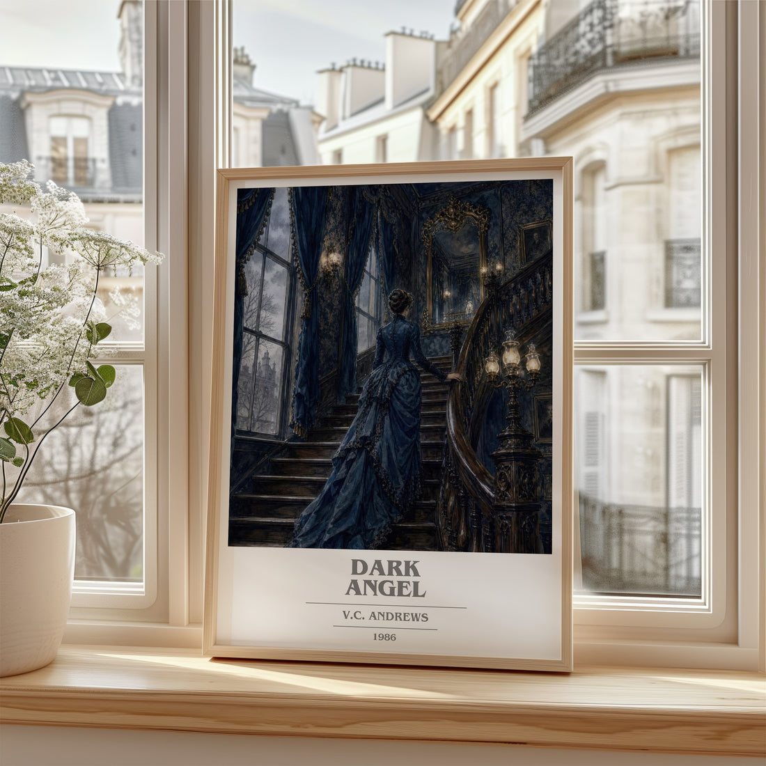 Dark Angel book cover poster colour and style options – V.C. Andrews book art