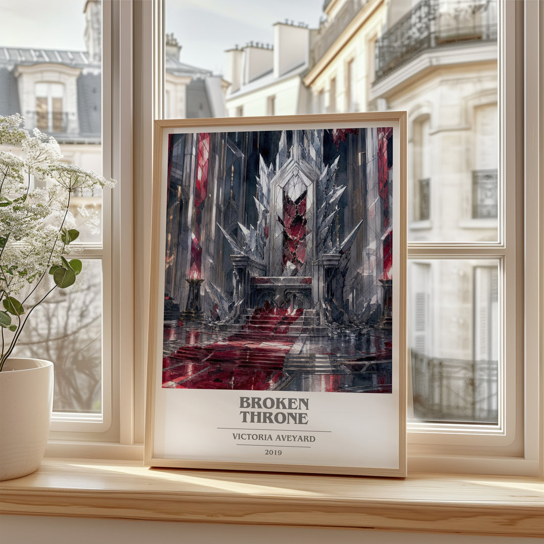 Broken Throne book cover poster colour and style options – Victoria Aveyard book art