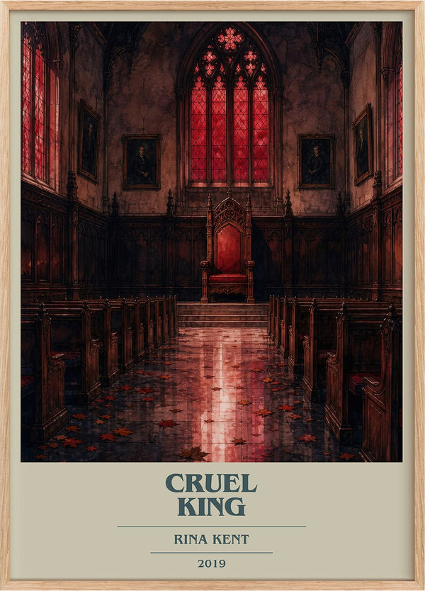 Cruel King Book Cover Poster by Rina Kent