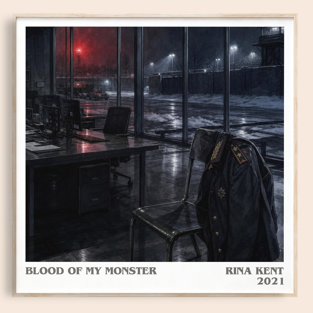 Blood of my Monster literary book poster by Rina Kent – framed literary art print