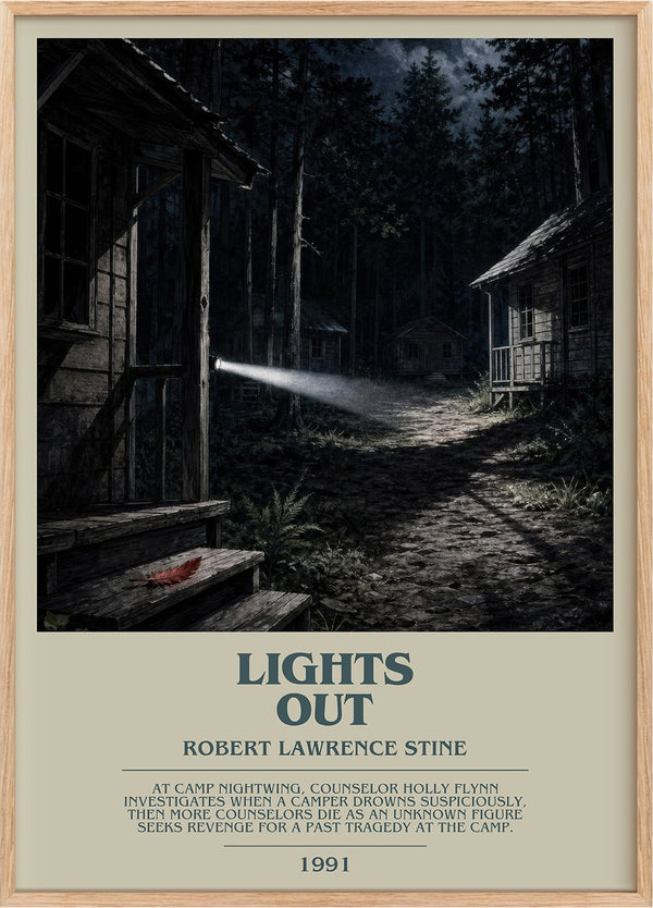 Lights Out Bookish Wall Art by Robert Lawrence Stine