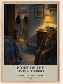 Night of the Living Dummy Book Cover Poster by Robert Lawrence Stine