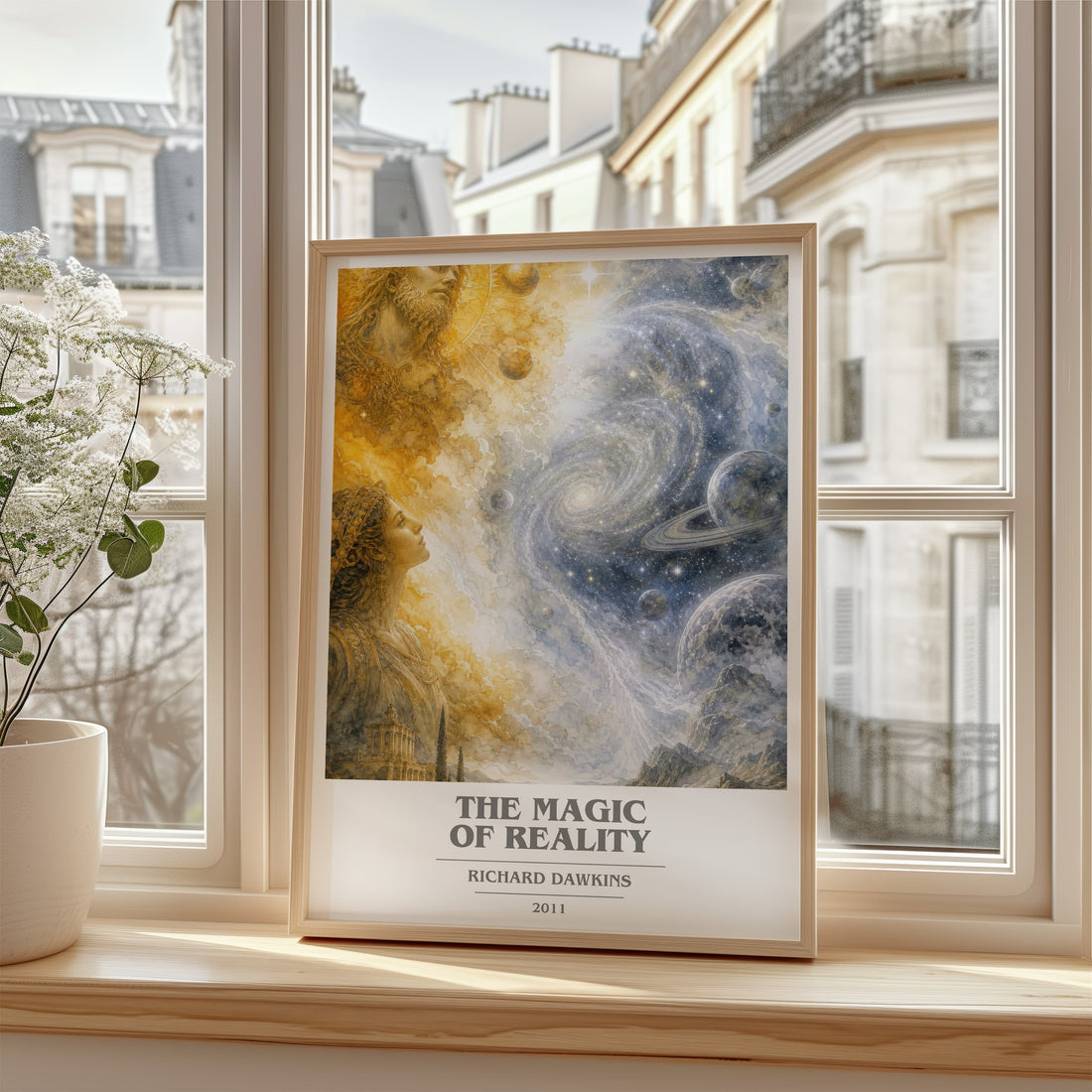 The Magic of Reality book cover poster colour and style options – Richard Dawkins book art