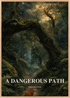 A Dangerous Path Book Watercolour Illustration by Erin Hunter