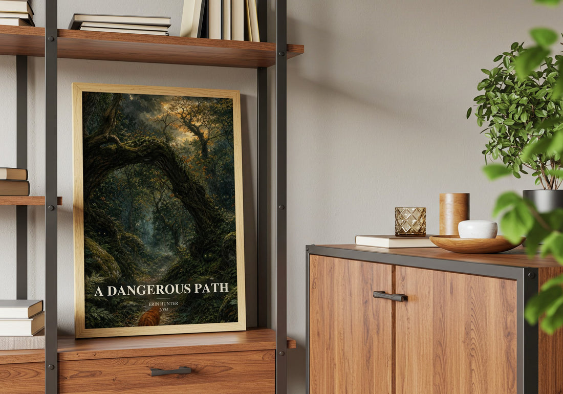 A Dangerous Path book watercolour illustration paper finish options – matte satin gloss