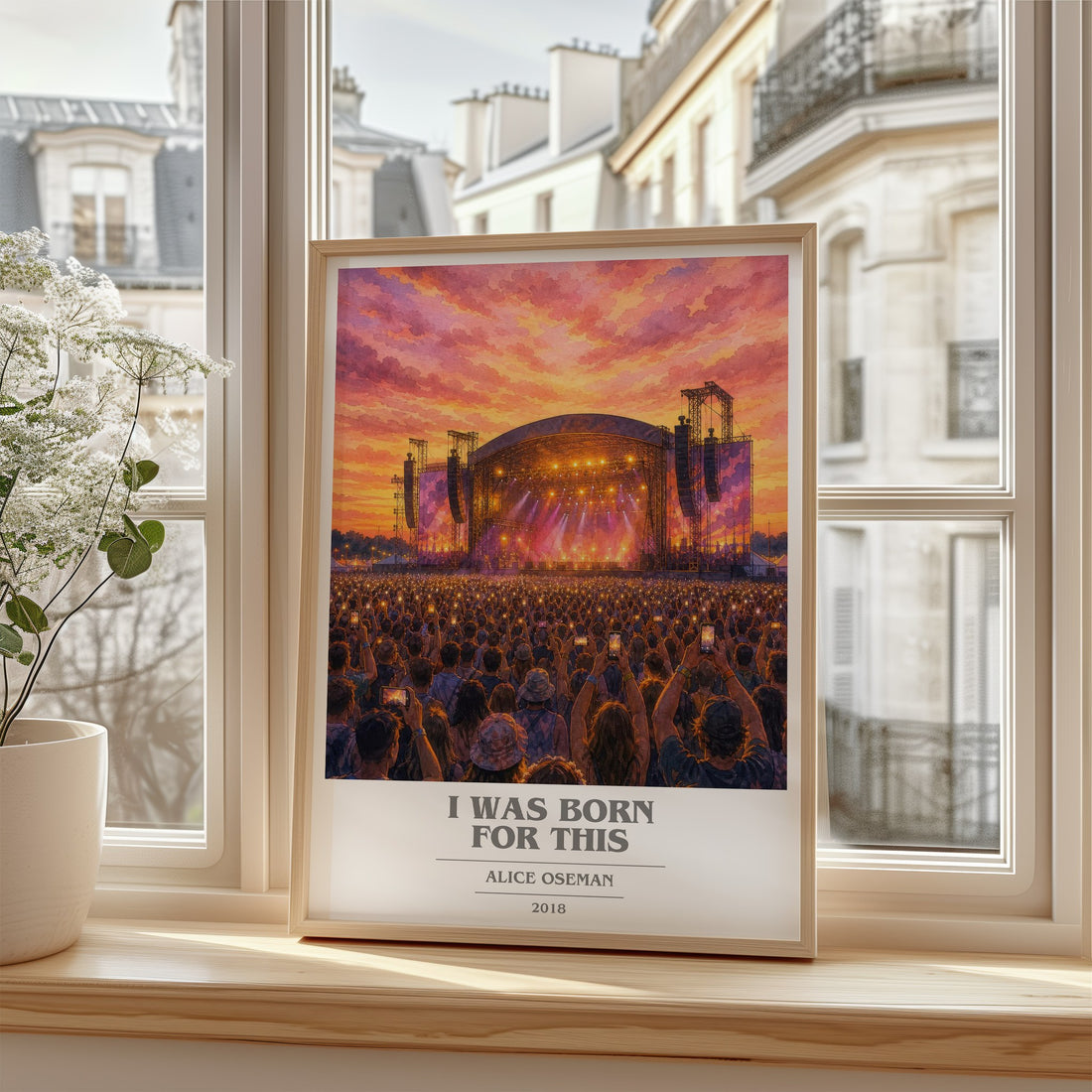 I Was Born for This book cover poster colour and style options – Alice Oseman book art