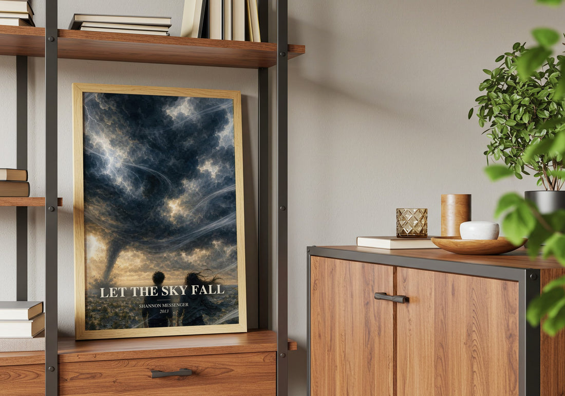 Let the Sky Fall book watercolour illustration paper finish options – matte satin gloss