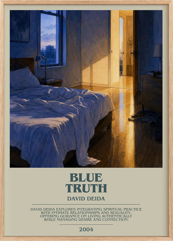 Blue Truth Bookish Wall Art by David Deida