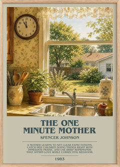 The one minute mother Bookish Wall Art by Spencer Johnson