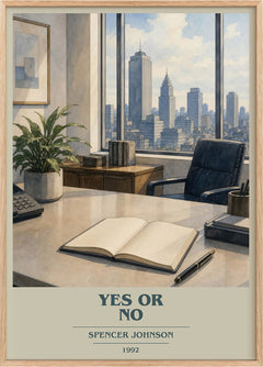 Yes or No Book Cover Poster by Spencer Johnson
