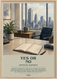 Yes or No Bookish Wall Art by Spencer Johnson
