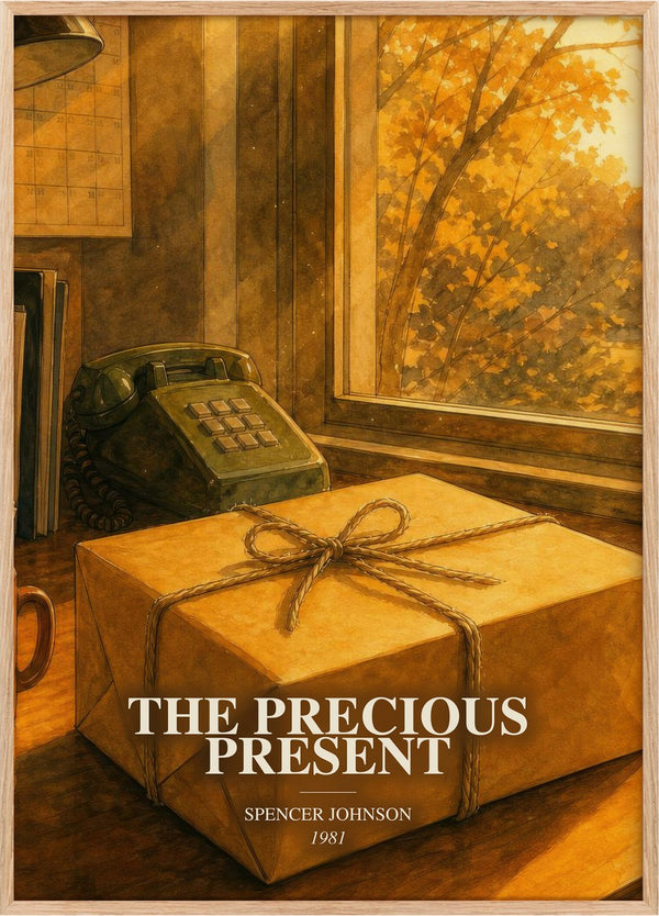 The precious present Book Watercolour Illustration by Spencer Johnson