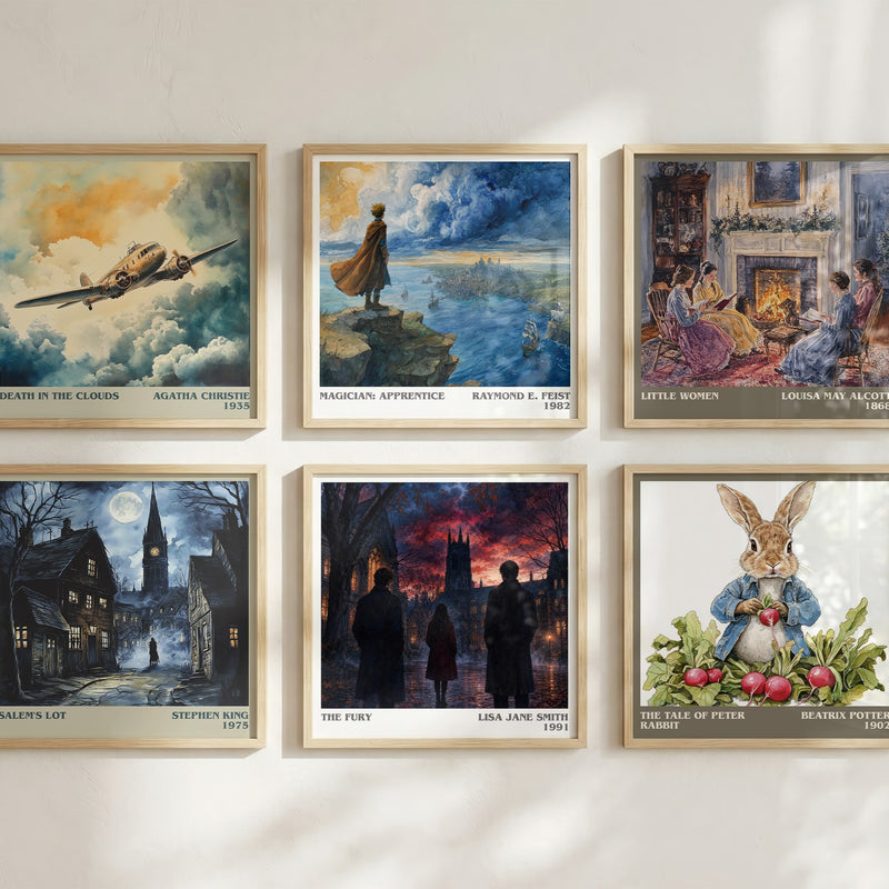 The Fury literary art print colour and style options – Lisa Jane Smith book art