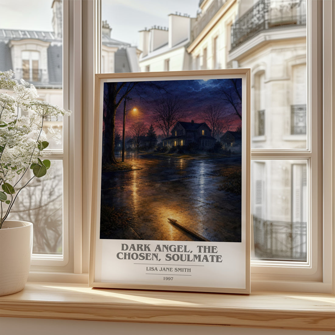 Dark Angel, The Chosen, Soulmate book cover poster colour and style options – Lisa Jane Smith book art (mockup)