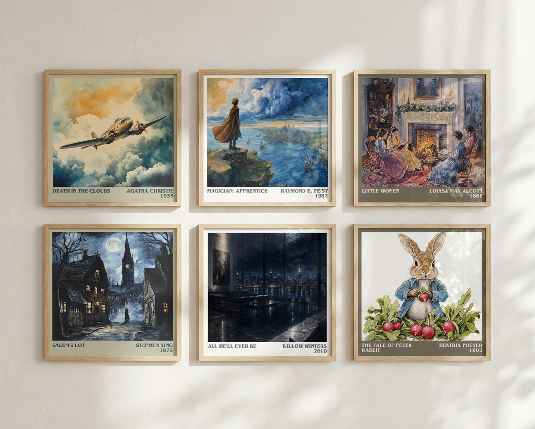 All He'll Ever Be literary art print colour and style options – Willow Winters book art