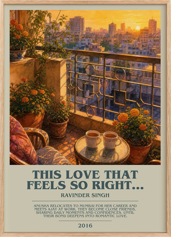 This Love that Feels So Right... Bookish Wall Art by Ravinder Singh
