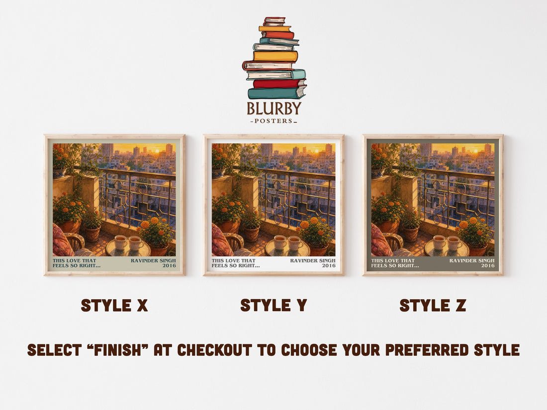 This Love that Feels So Right... literary print in frame leaning in hallway – romance wall art (mockup)