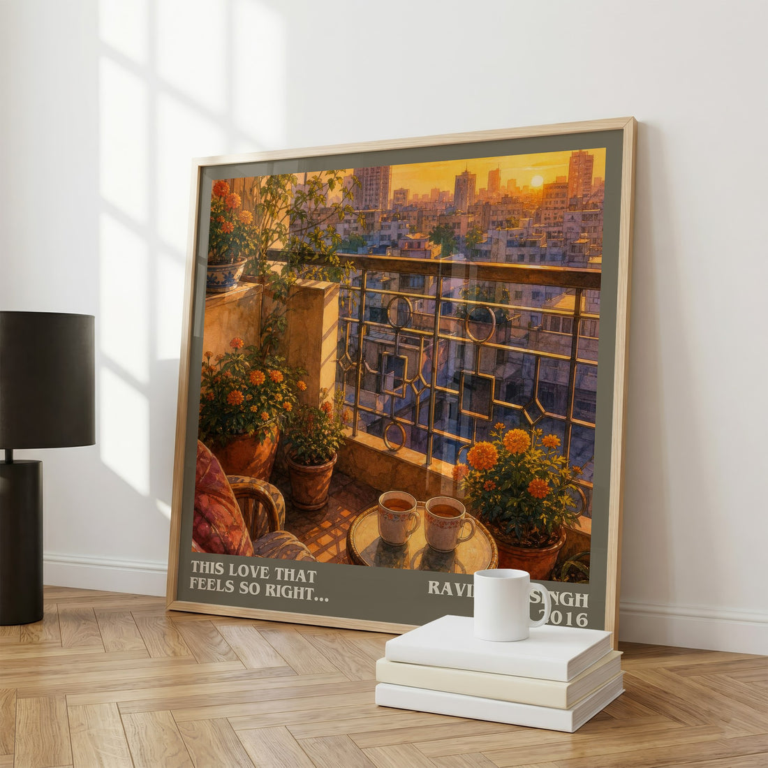 This Love that Feels So Right... literary print framed by window – literary home decor