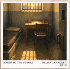Notes to the future Literary Art Print by Nelson Mandela