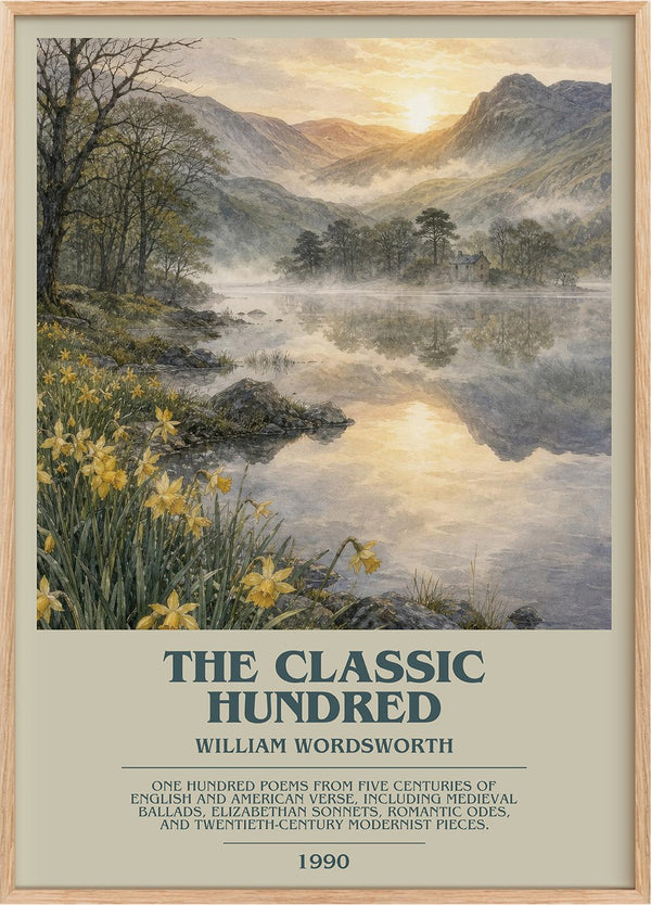 The Classic Hundred Bookish Wall Art by William Wordsworth