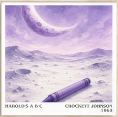 Harold's A B C Literary Art Print by Crockett Johnson