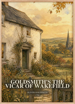 Goldsmith's The vicar of Wakefield Book Watercolour Illustration by Oliver Goldsmith