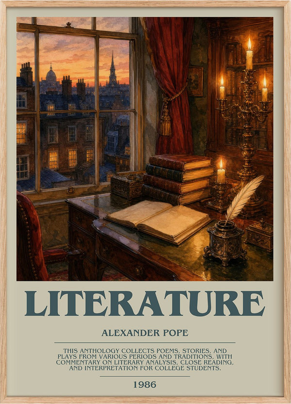 Literature Bookish Wall Art by Alexander Pope