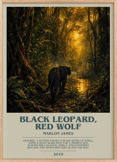 Black Leopard, Red Wolf Bookish Wall Art by Marlon James