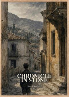 Chronicle in Stone Book Watercolour Illustration by Ismail Kadare