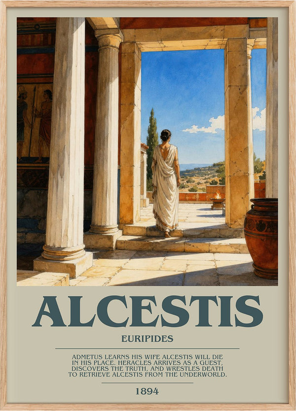 Alcestis Bookish Wall Art by Euripides
