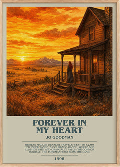 Forever in my heart Bookish Wall Art by Jo Goodman