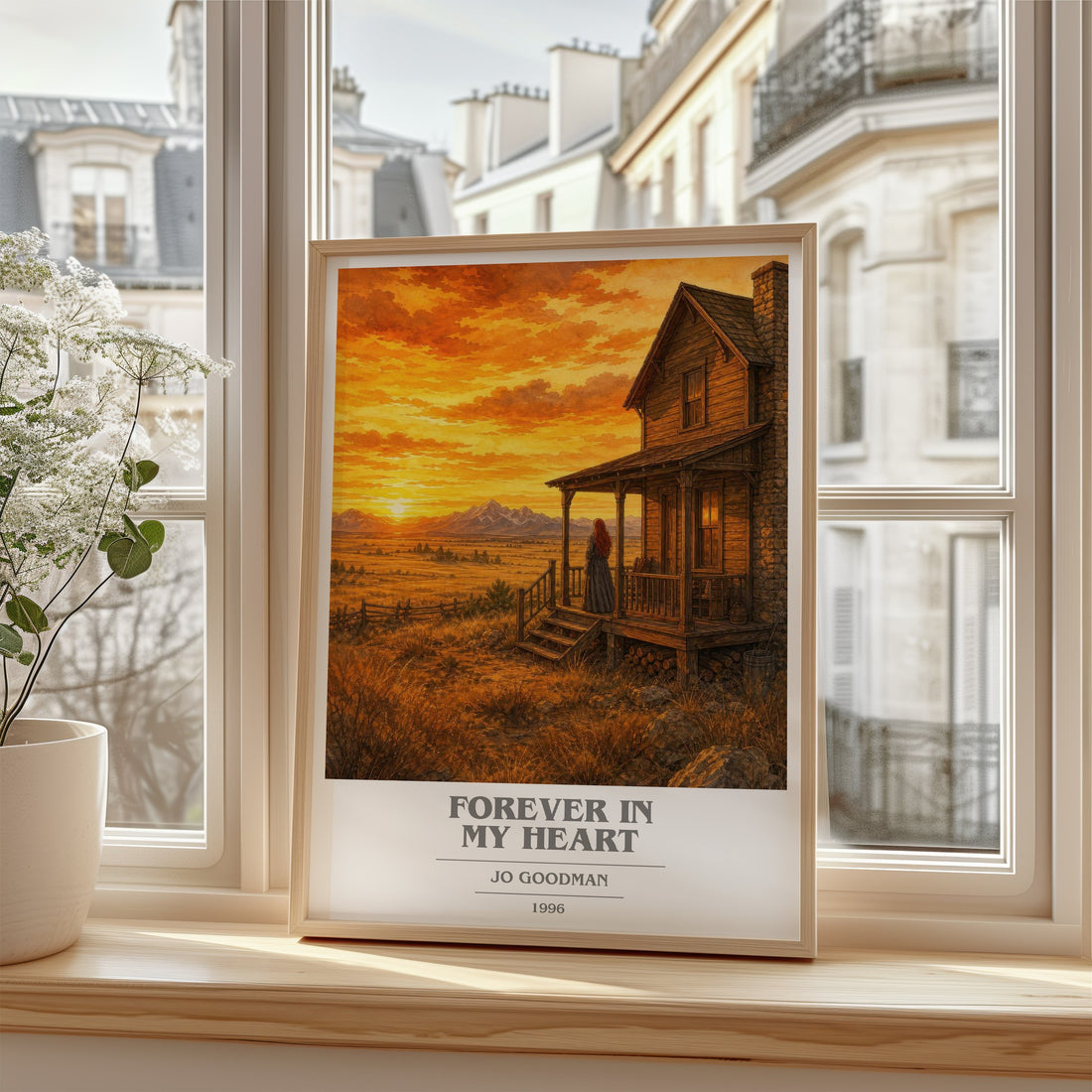Forever in my heart book cover poster colour and style options – Jo Goodman book art