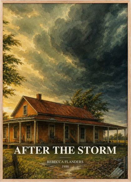 After the Storm Book Watercolour Illustration by Rebecca Flanders