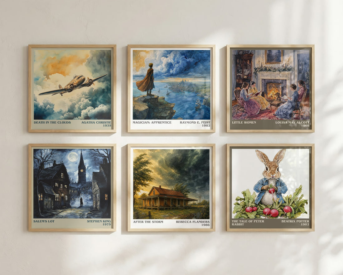 After the Storm literary art print colour and style options – Rebecca Flanders book art