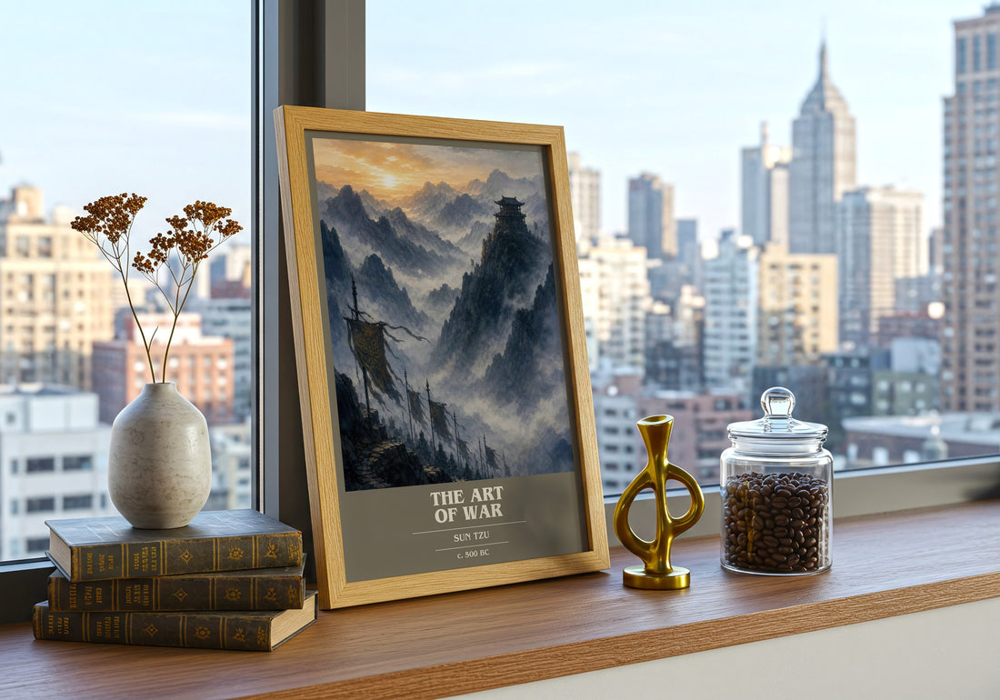 The Art of War book cover poster colour and style options – Sun Tzu book art