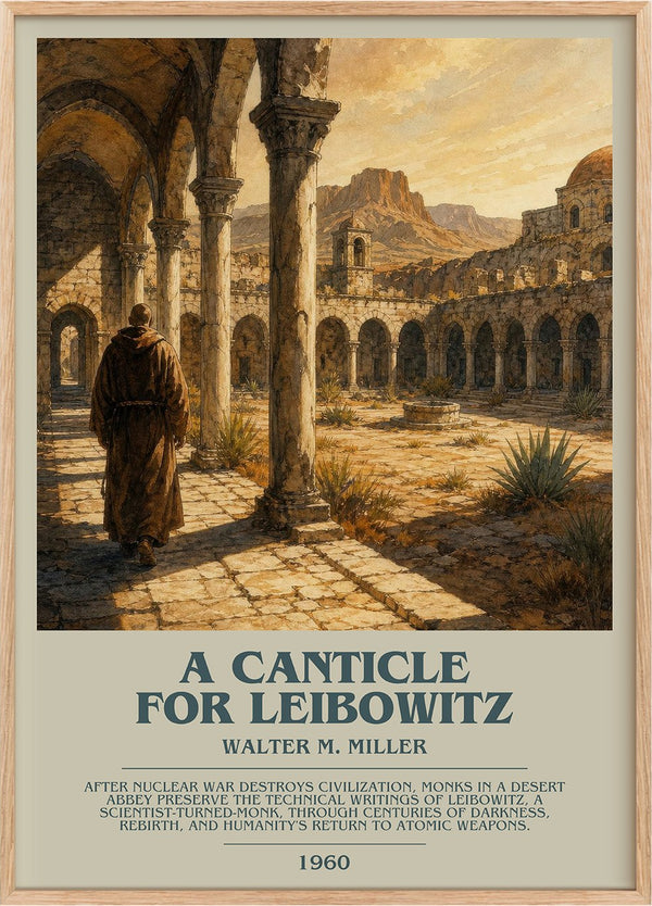 A Canticle for Leibowitz Bookish Wall Art by Walter M. Miller